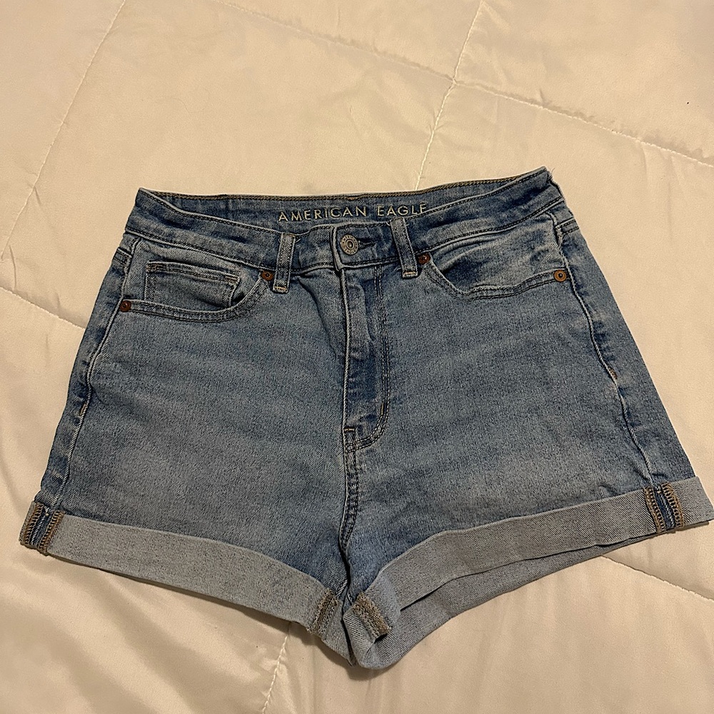 American Eagle High Waisted Stretch Jean Shorts